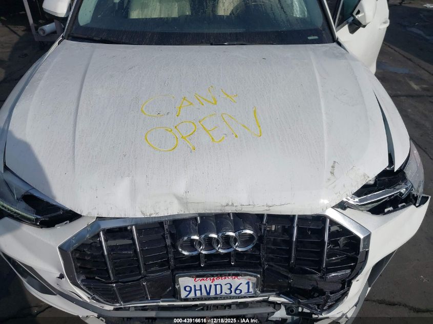 2023 Audi Q3 Premium Plus 45 Tfsi S Line Quattro Tiptronic VIN: WA1EECF3XP1154594 Lot: 43916616