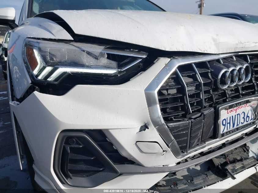 2023 Audi Q3 Premium Plus 45 Tfsi S Line Quattro Tiptronic VIN: WA1EECF3XP1154594 Lot: 43916616