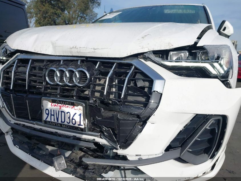 2023 Audi Q3 Premium Plus 45 Tfsi S Line Quattro Tiptronic VIN: WA1EECF3XP1154594 Lot: 43916616