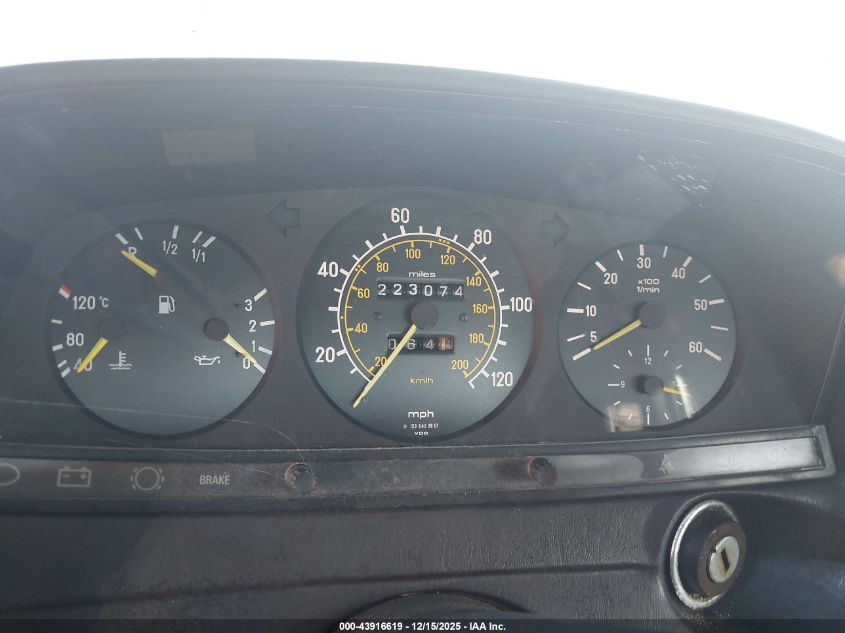 1984 Mercedes-Benz 300 Dt VIN: WDBAB33AXEA185694 Lot: 43916619