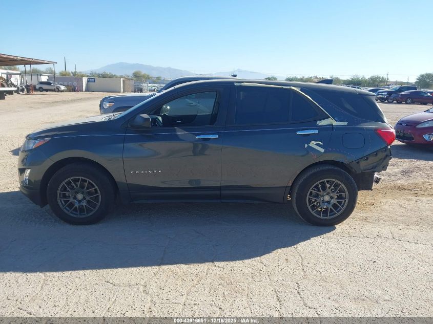 2018 Chevrolet Equinox Ls VIN: 3GNAXHEV9JS588470 Lot: 43916651