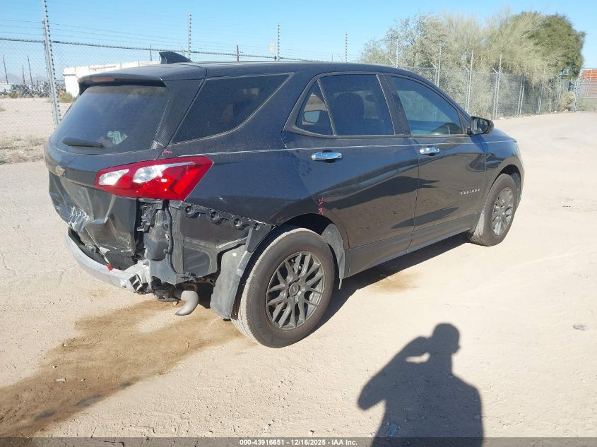 2018 Chevrolet Equinox Ls VIN: 3GNAXHEV9JS588470 Lot: 43916651