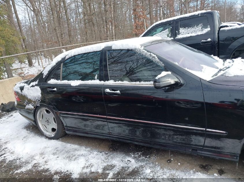 2002 Mercedes-Benz S 430 VIN: WDBNG70J72A261124 Lot: 43916663
