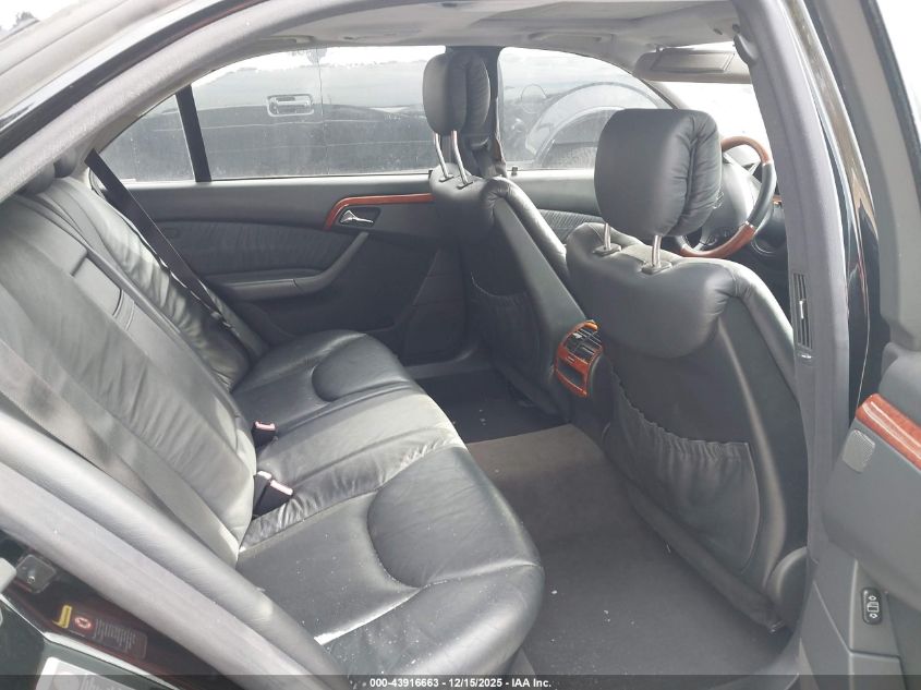 2002 Mercedes-Benz S 430 VIN: WDBNG70J72A261124 Lot: 43916663