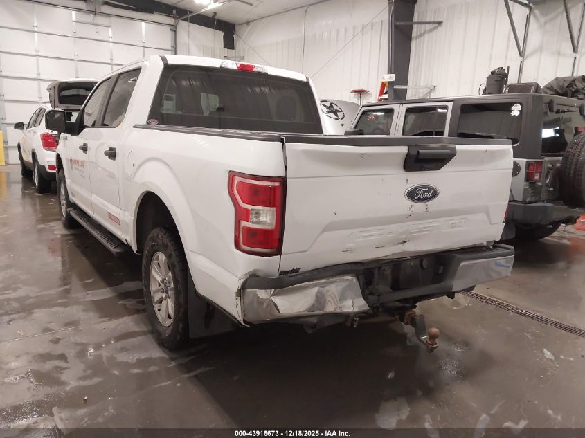 2018 Ford F-150 Xl VIN: 1FTEW1EBXJKE58199 Lot: 43916673