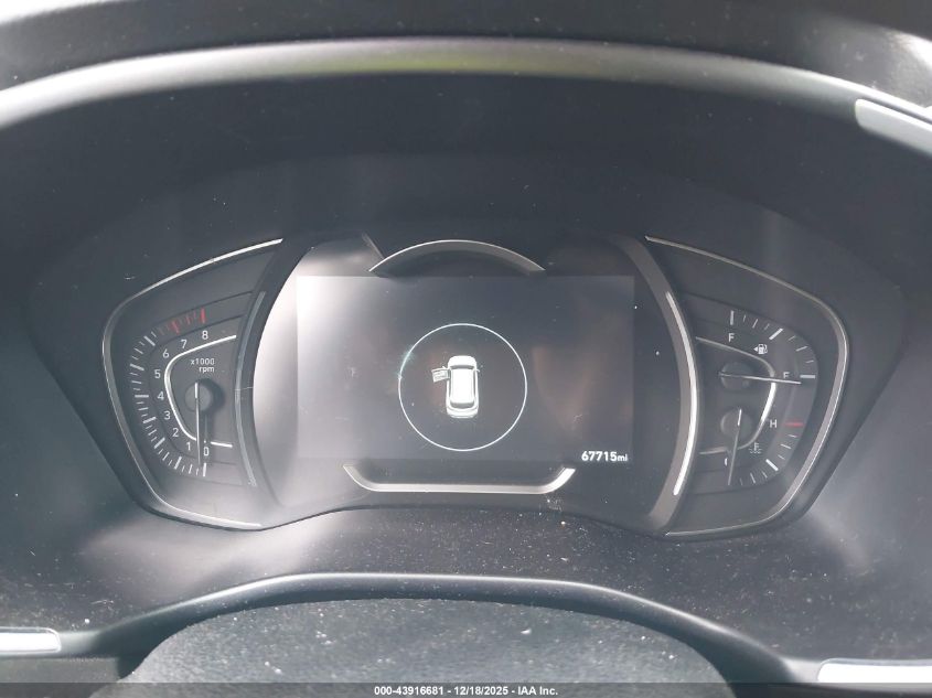 2020 Hyundai Santa Fe Sel VIN: 5NMS3CAD0LH288965 Lot: 43916681