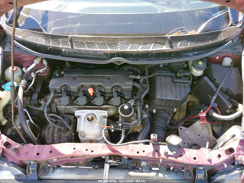 2008 Honda Civic Lx VIN: 1HGFA15538L071478 Lot: 43916754