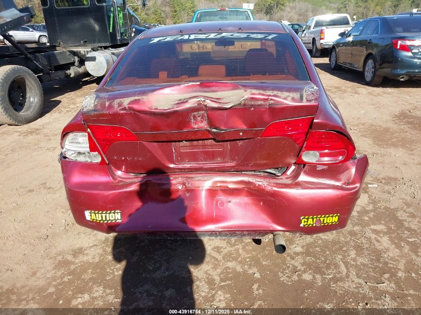 2008 Honda Civic Lx VIN: 1HGFA15538L071478 Lot: 43916754