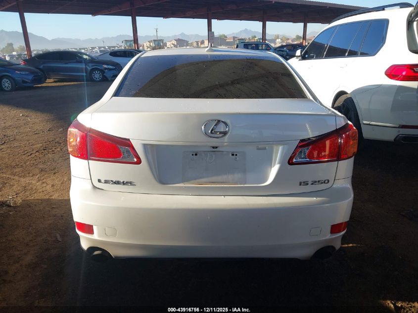 2010 Lexus Is 250 VIN: JTHBF5C23A5125417 Lot: 43916756