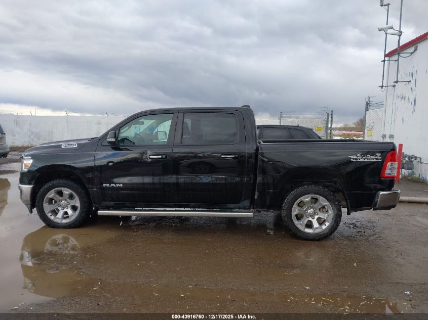 2019 Ram 1500 Big Horn/Lone Star 4X4 5'7 Box VIN: 1C6SRFFT5KN783980 Lot: 43916760