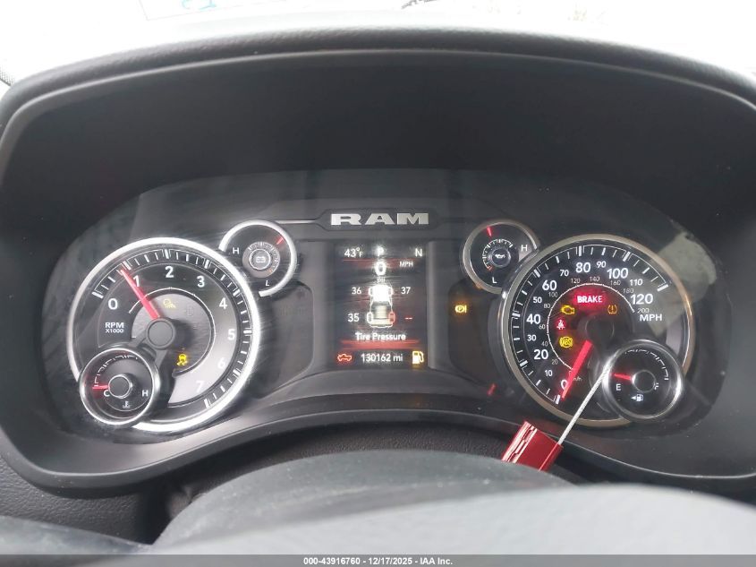 2019 Ram 1500 Big Horn/Lone Star 4X4 5'7 Box VIN: 1C6SRFFT5KN783980 Lot: 43916760