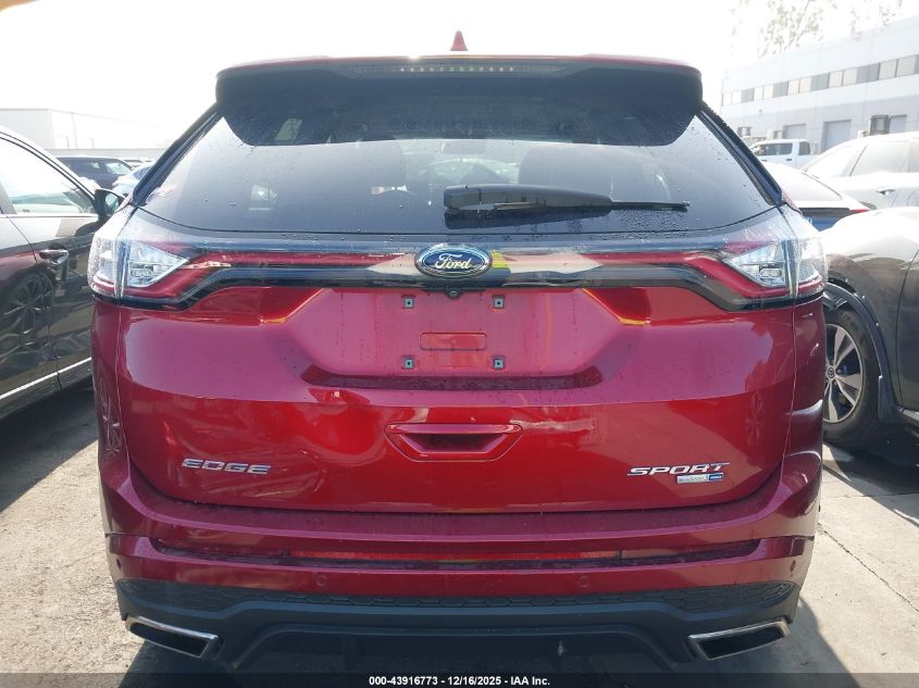 2017 Ford Edge Sport VIN: 2FMPK4AP6HBC55527 Lot: 43916773