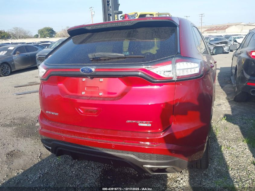 2017 Ford Edge Sport VIN: 2FMPK4AP6HBC55527 Lot: 43916773