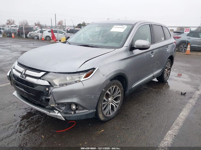 2017 Mitsubishi Outlander Se VIN: JA4AD3A33HZ058317 Lot: 43916808