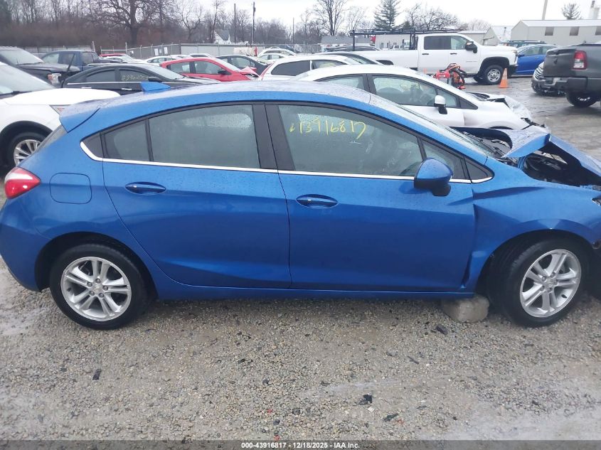 2018 Chevrolet Cruze Lt Auto VIN: 3G1BE6SM3JS654538 Lot: 43916817