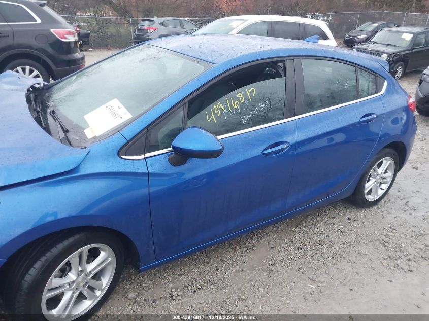 2018 Chevrolet Cruze Lt Auto VIN: 3G1BE6SM3JS654538 Lot: 43916817