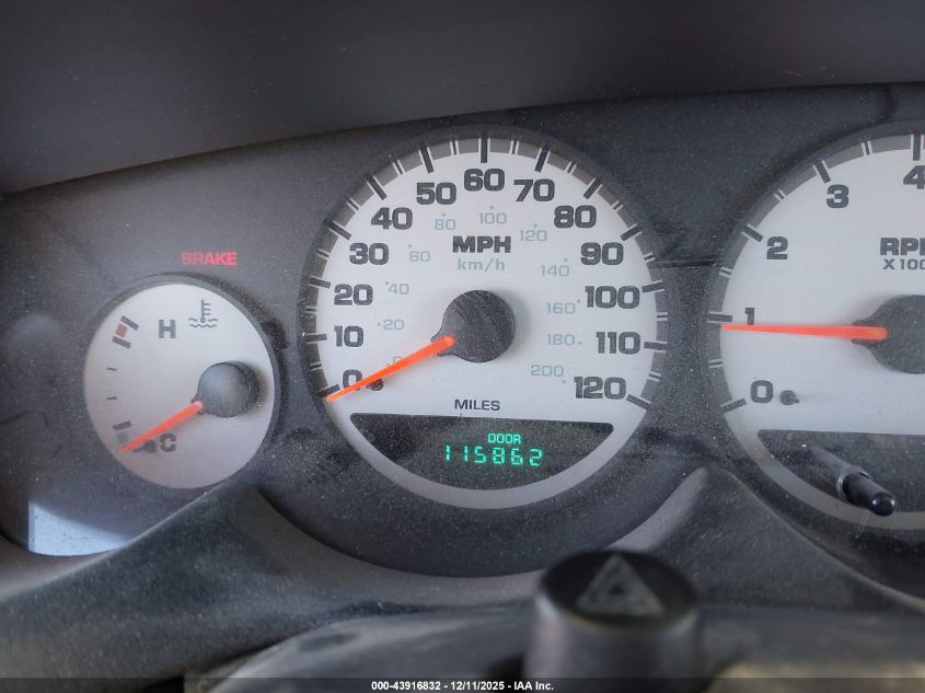 2005 Dodge Neon Sxt VIN: 1B3ES56C45D214439 Lot: 43916832