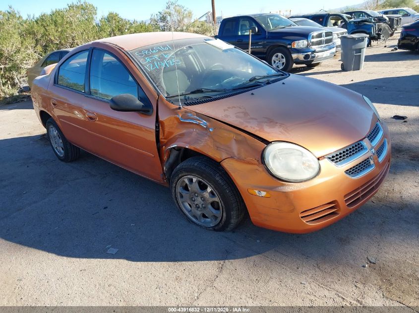 2005 Dodge Neon Sxt VIN: 1B3ES56C45D214439 Lot: 43916832
