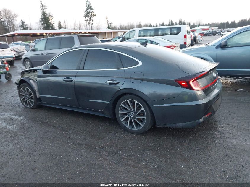 2021 Hyundai Sonata Limited VIN: KMHL34J29MA155640 Lot: 43916851