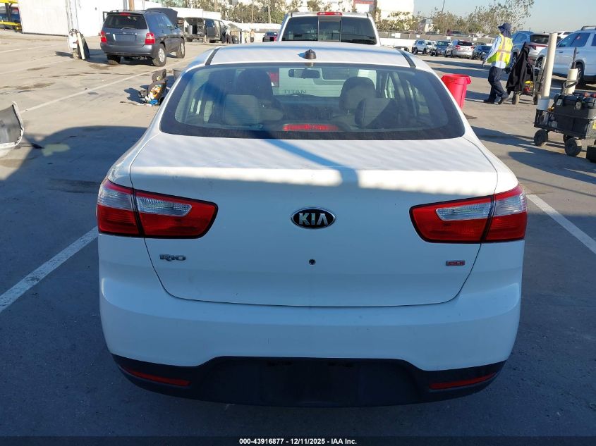 2013 Kia Rio Lx VIN: KNADM4A32D6177543 Lot: 43916877