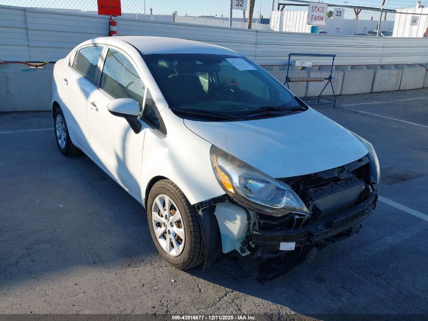 2013 Kia Rio Lx VIN: KNADM4A32D6177543 Lot: 43916877