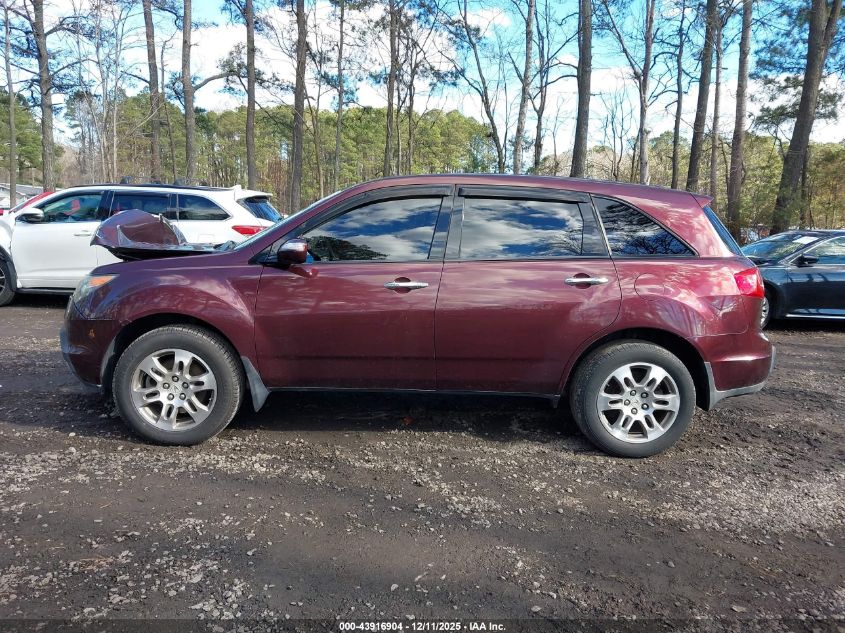 2007 Acura Mdx VIN: 2HNYD28207H520885 Lot: 43916904
