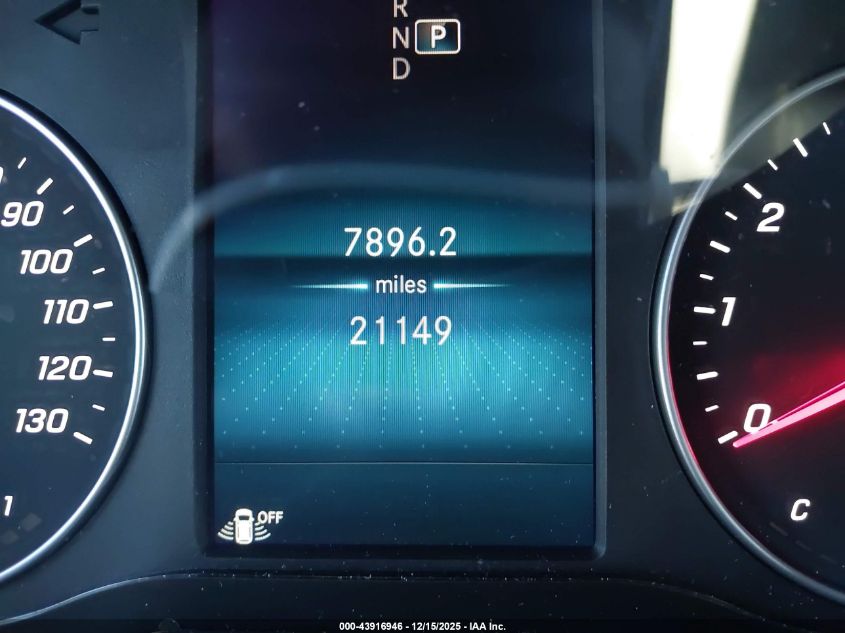 2021 Mercedes-Benz Sprinter 1500 High Roof I4 VIN: W1Z70FGY6MT067078 Lot: 43916946