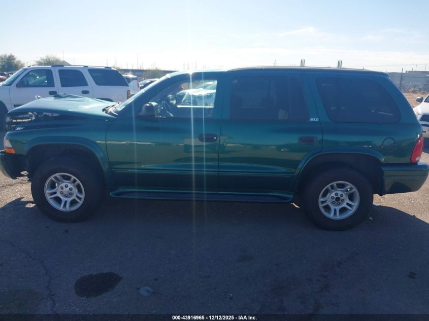 2002 Dodge Durango Slt VIN: 1B4HS48N12F196676 Lot: 43916965