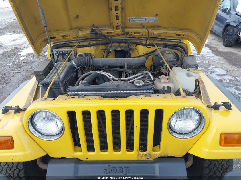 2000 Jeep Wrangler Sport VIN: 1J4FA49SXYP743605 Lot: 43916976