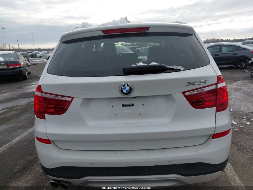 2016 BMW X3 xDrive28I VIN: 5UXWX9C59G0D83370 Lot: 43916979