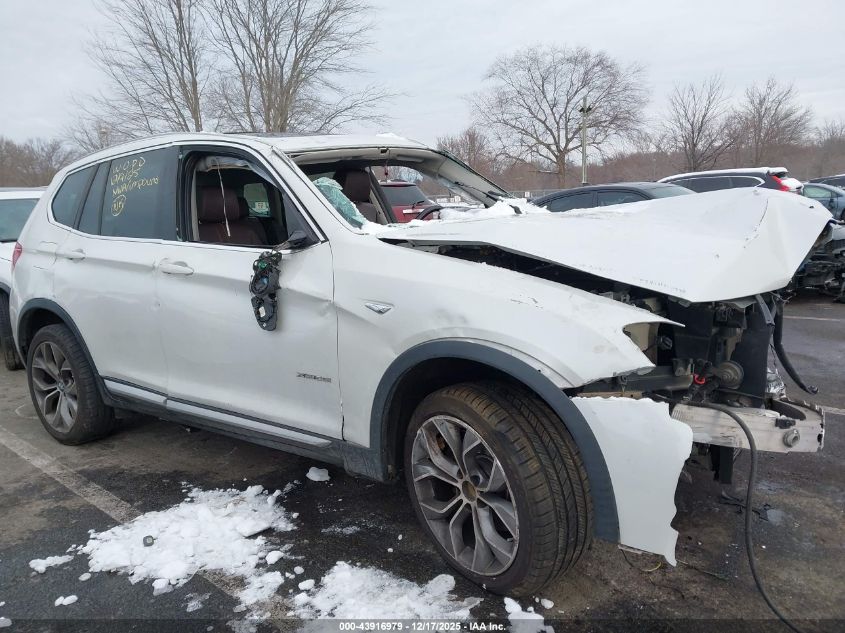 2016 BMW X3 xDrive28I VIN: 5UXWX9C59G0D83370 Lot: 43916979