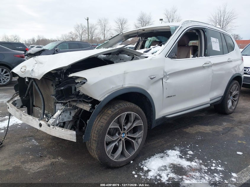 BMW X3 2016 VIN 5UXWX9C59G0D83370