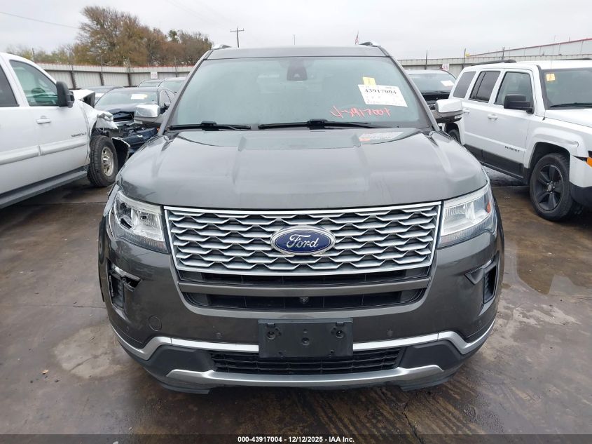 2018 Ford Explorer Platinum VIN: 1FM5K8HT2JGA79768 Lot: 43917004