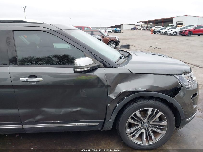 2018 Ford Explorer Platinum VIN: 1FM5K8HT2JGA79768 Lot: 43917004