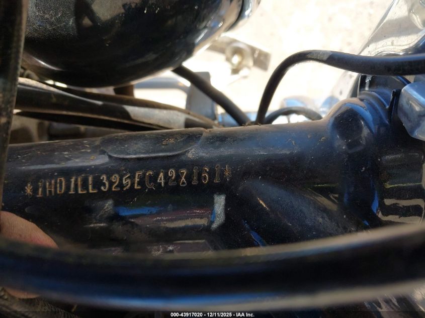 2014 Harley-Davidson Xl1200 T VIN: 1HD1LL325EC428161 Lot: 43917020