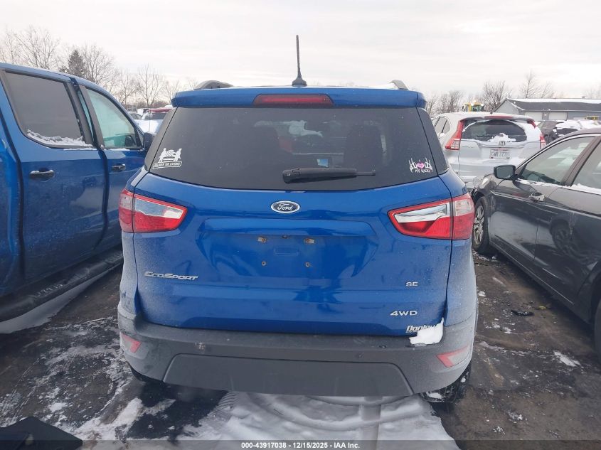 2018 Ford Ecosport Se VIN: MAJ6P1UL2JC229365 Lot: 43917038