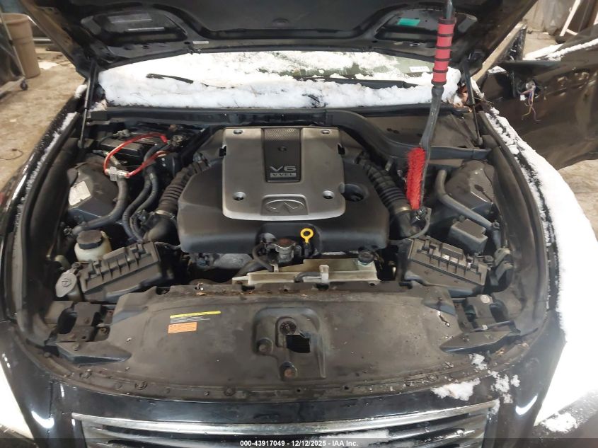 2010 Infiniti G37X VIN: JN1CV6EL7AM152083 Lot: 43917049