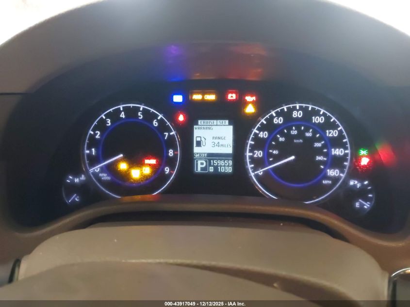 2010 Infiniti G37X VIN: JN1CV6EL7AM152083 Lot: 43917049