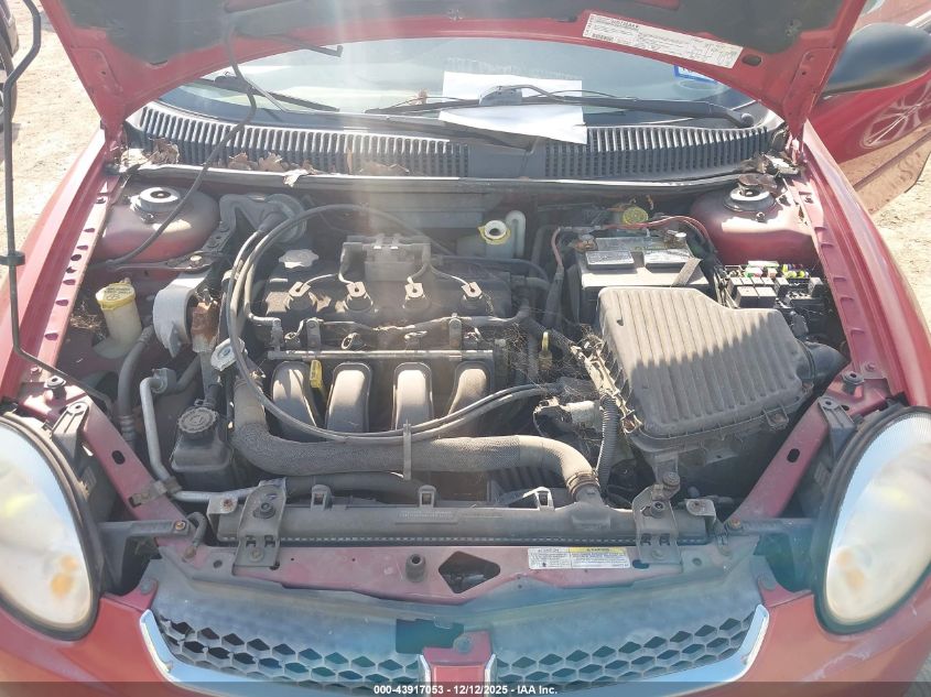 2005 Dodge Neon Sxt VIN: 1B3ES56C45D145056 Lot: 43917053