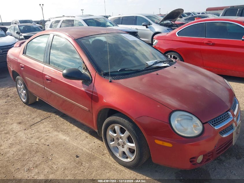 2005 Dodge Neon Sxt VIN: 1B3ES56C45D145056 Lot: 43917053