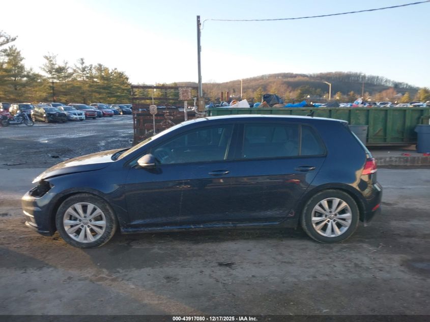 2018 Volkswagen Golf Tsi S/Tsi Se VIN: 3VWG17AU7JM264317 Lot: 43917080