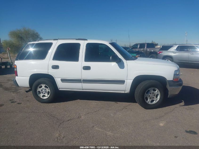 2005 Chevrolet Tahoe Ls VIN: 1GNEK13V55R144361 Lot: 43917093