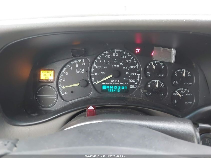 2000 Chevrolet Tahoe All New Ls VIN: 1GNEC13T3YJ157317 Lot: 43917101