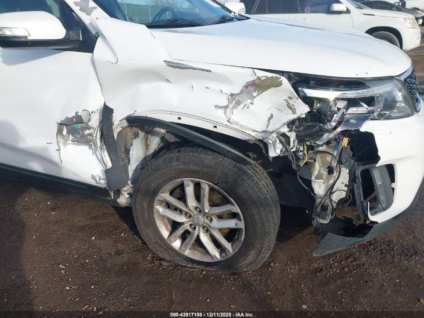 2015 Kia Sorento Lx VIN: 5XYKT3A68FG563157 Lot: 43917108