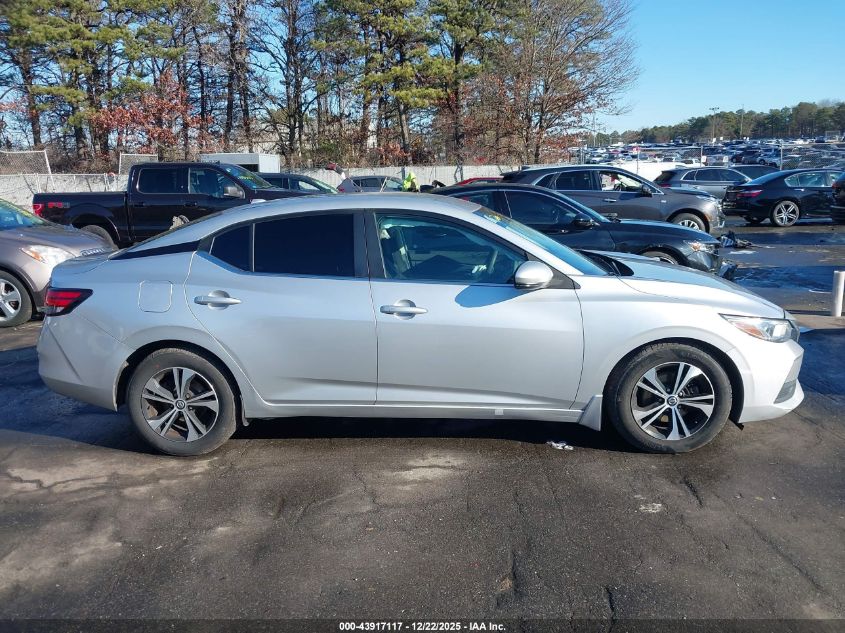 2020 Nissan Sentra Sv Xtronic Cvt VIN: 3N1AB8CV8LY285581 Lot: 43917117
