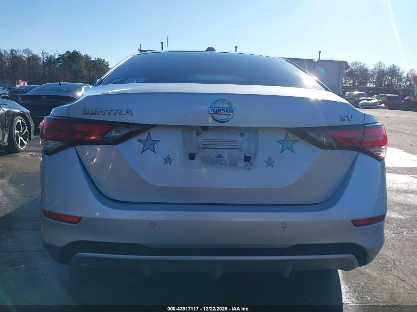 2020 Nissan Sentra Sv Xtronic Cvt VIN: 3N1AB8CV8LY285581 Lot: 43917117