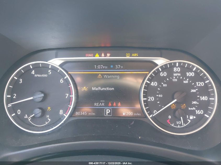 2020 Nissan Sentra Sv Xtronic Cvt VIN: 3N1AB8CV8LY285581 Lot: 43917117