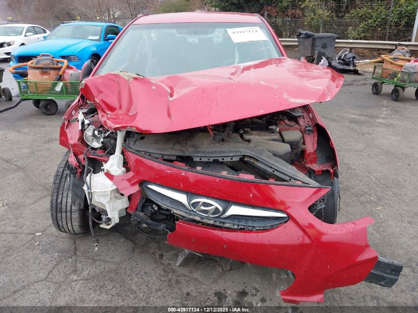 2013 Hyundai Accent Gls VIN: KMHCU4AEXDU341712 Lot: 43917124