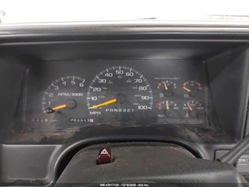 1998 Chevrolet K1500 Fleetside/Silverado Fleetside/Sportside VIN: 2GCEK19M8W1276919 Lot: 43917129