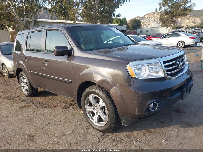 5FNYF4H5XCB053058 2012 Honda Pilot Ex-L auction photo 1